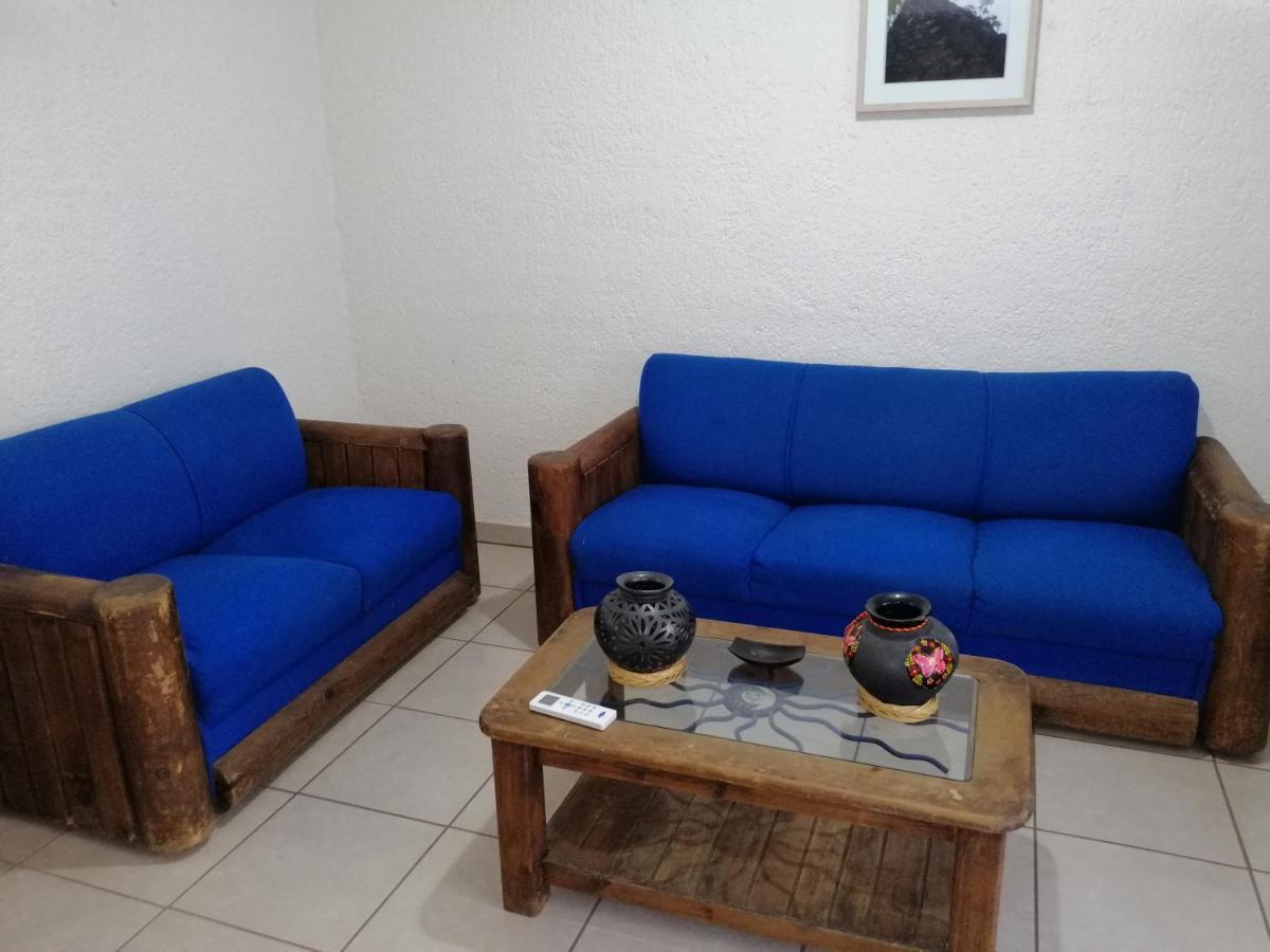 Departamento la crucecita, con aire acondicionado, excelente ubicación Apartamento Santa Cruz Huatulco Exterior foto
