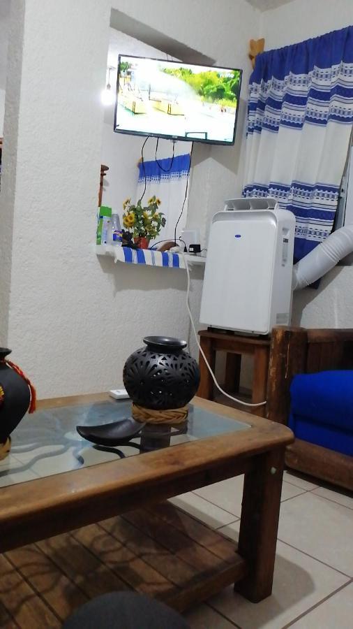 Departamento la crucecita, con aire acondicionado, excelente ubicación Apartamento Santa Cruz Huatulco Exterior foto